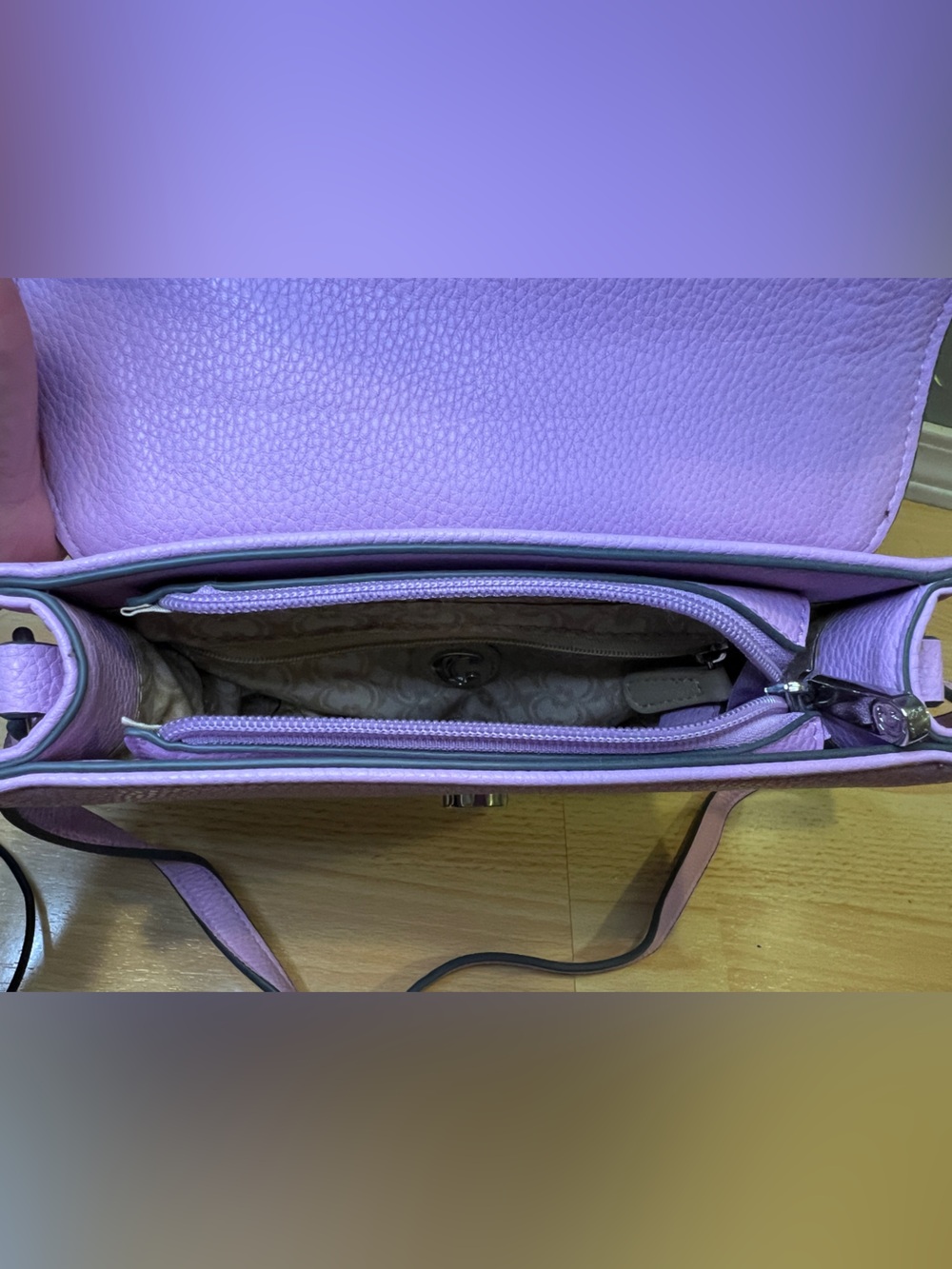 Charming Charlie Purple Crossbody - Picture 11 of 12